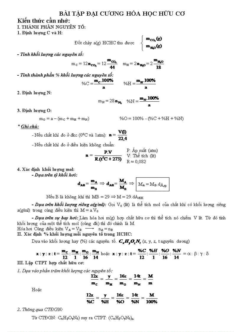 image for page Bai tap dai cuong hoa hoc huu co