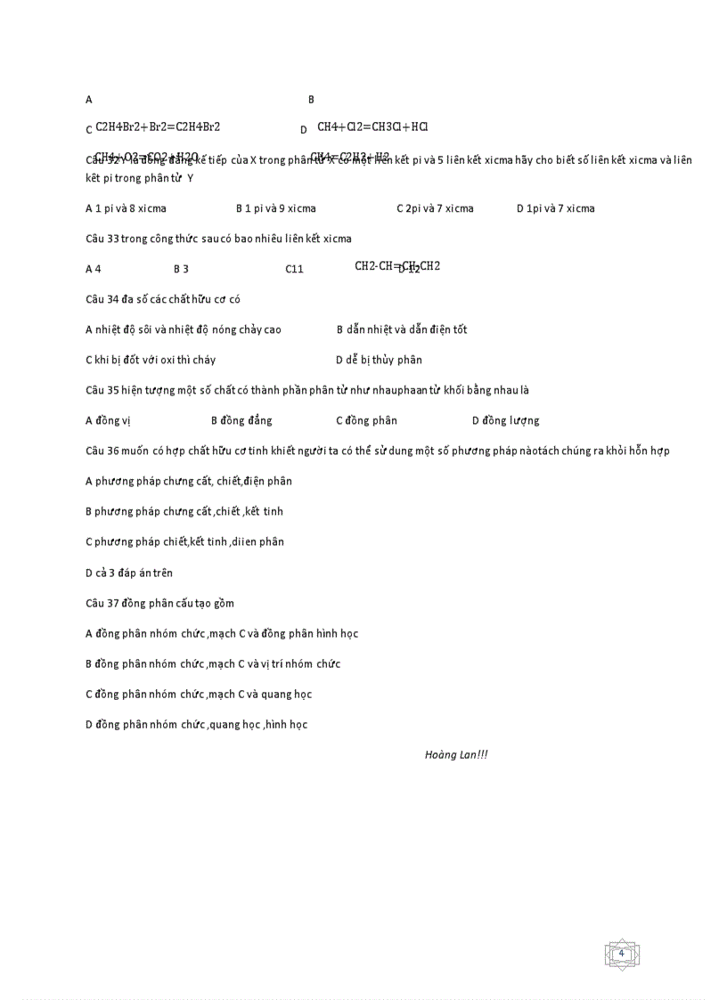 image for page Bài tập đồng đẳng đồng phân