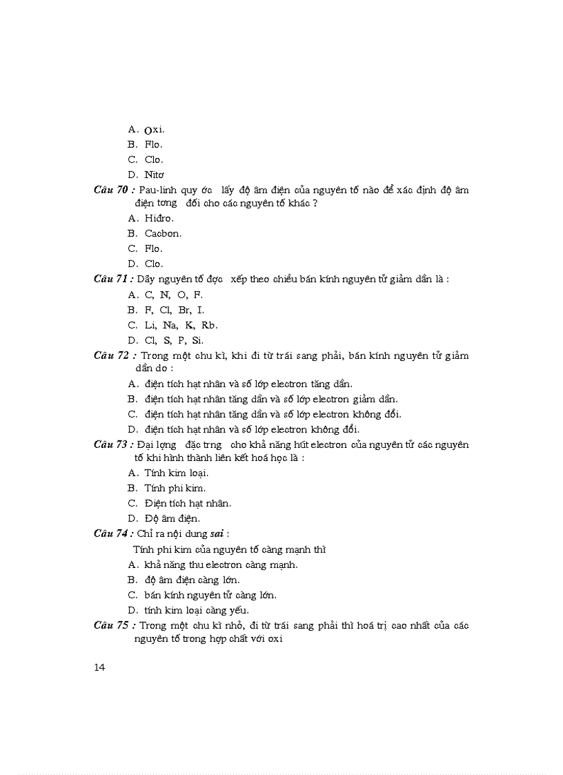 image for page Bài tập trắc nghiệm 12