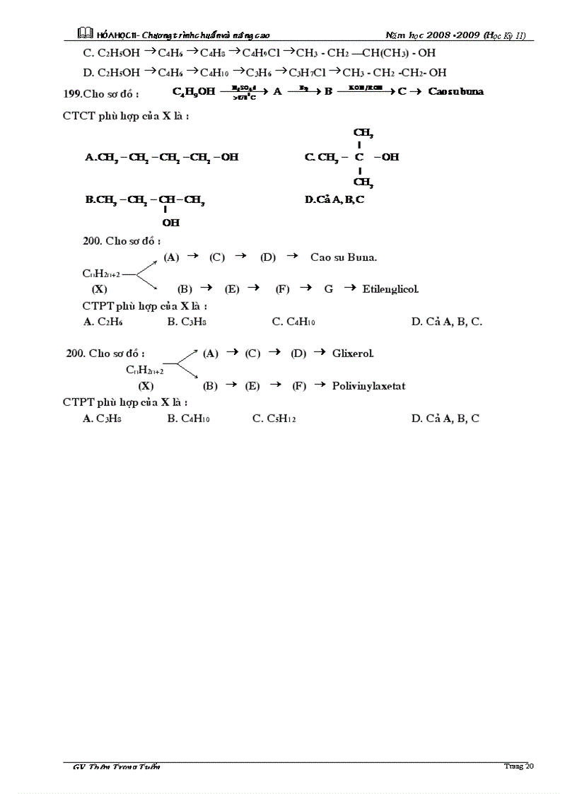 image for page Bt trắc nghiệm chương 8