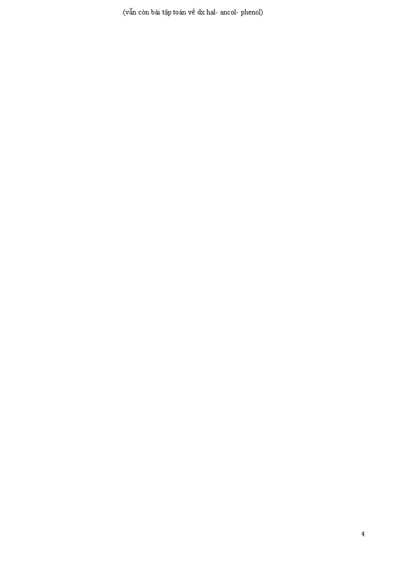 image for page Bttn lí thuyết dẫn xuất halogen phenol ancol