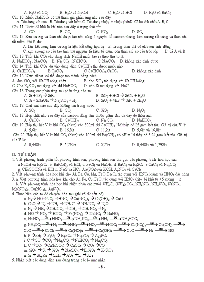 image for page Các dạng bài tập ôn tập hóa 11