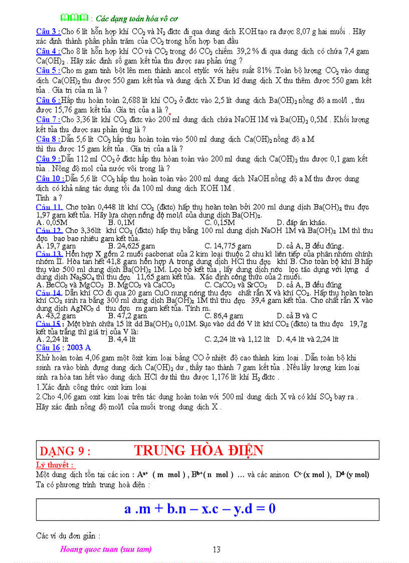 image for page Cac dang toan hoa vo co thuong gap