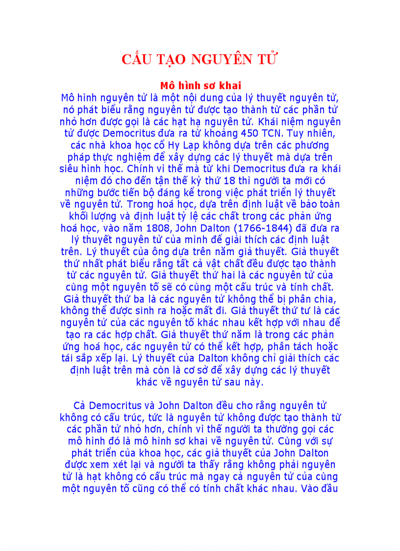 image for page Cấu Tạo Nguyên Tử