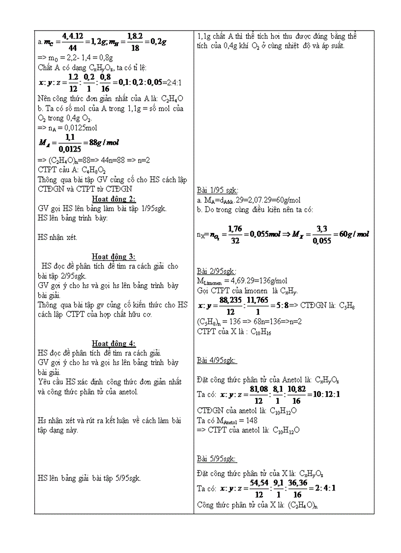 image for page Chủ đề bám sát chương 4 hóa 11 CB
