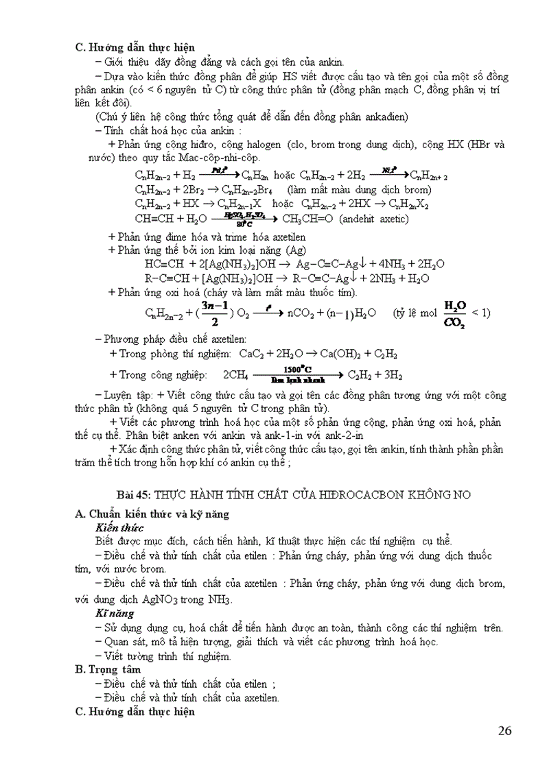 image for page Chuẩn KT KN 11 Nâng cao của Bộ GD ĐT
