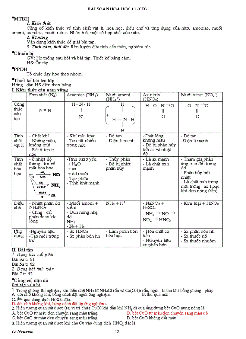 image for page Chuong 2 Bai soan Hoa 11 CB