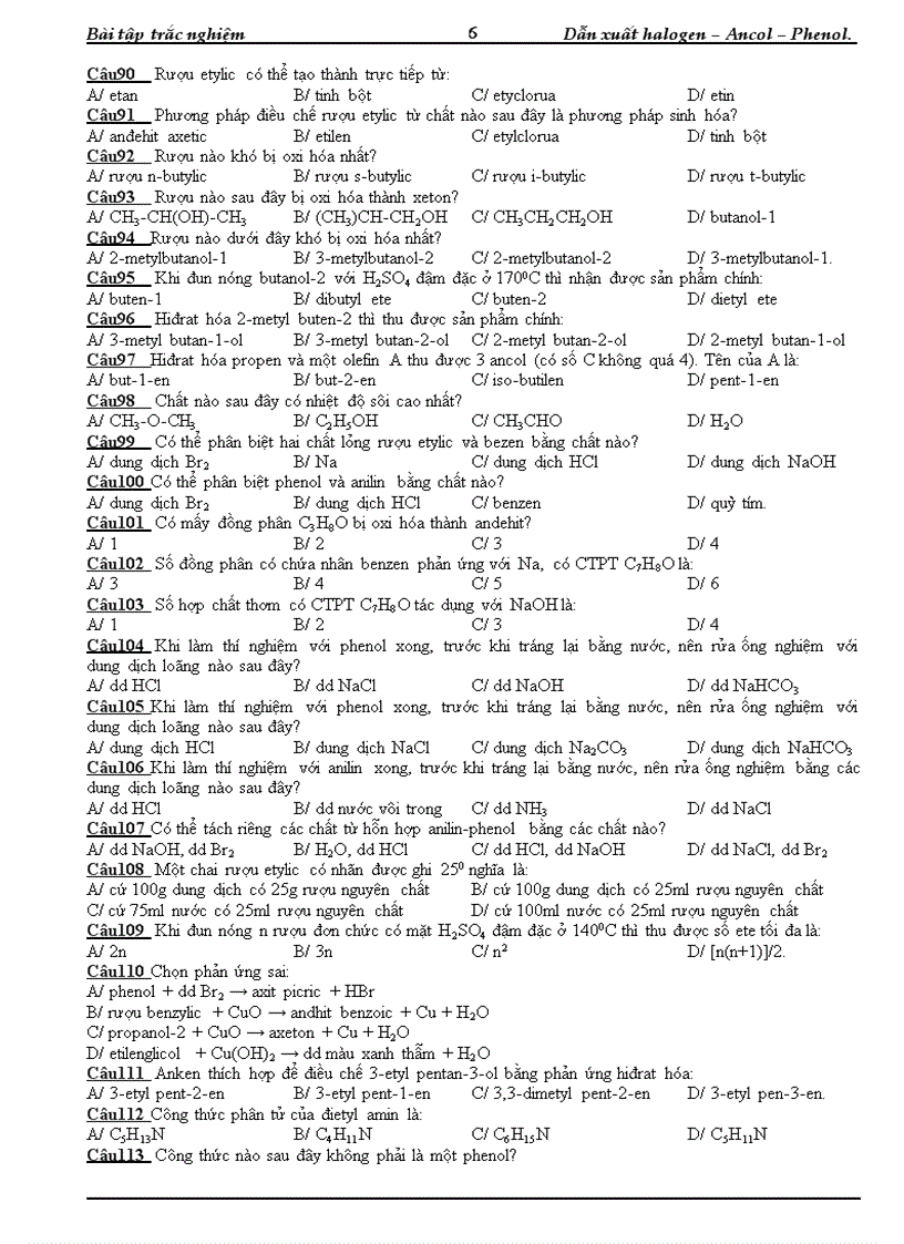 image for page Chương dẫn xuất halogen