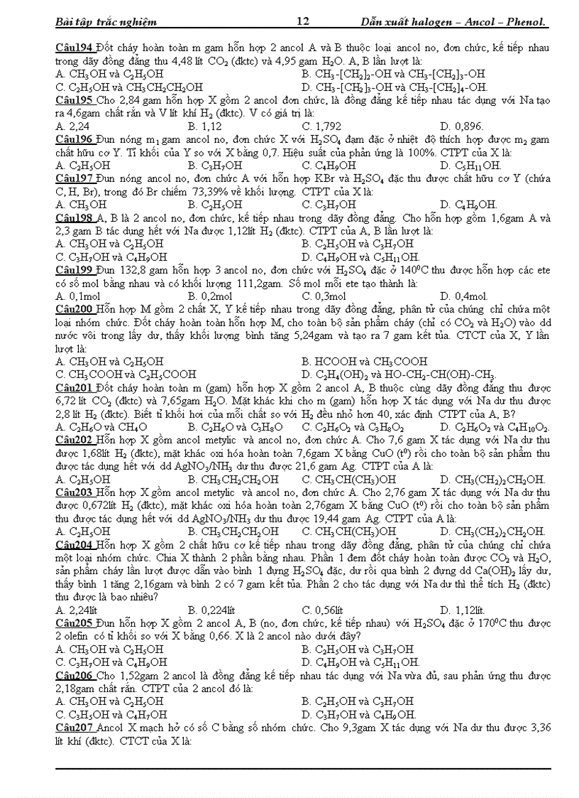 image for page Chương dẫn xuất halogen