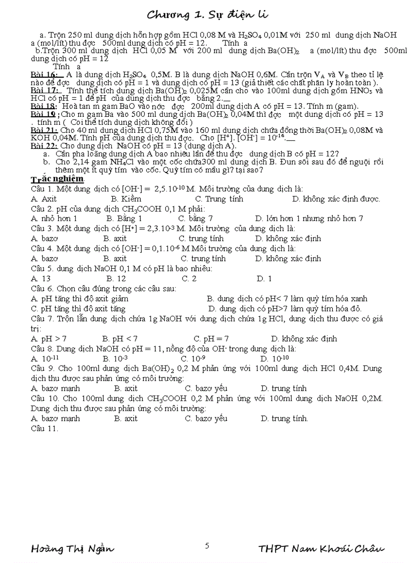 image for page Chuyen de diên li