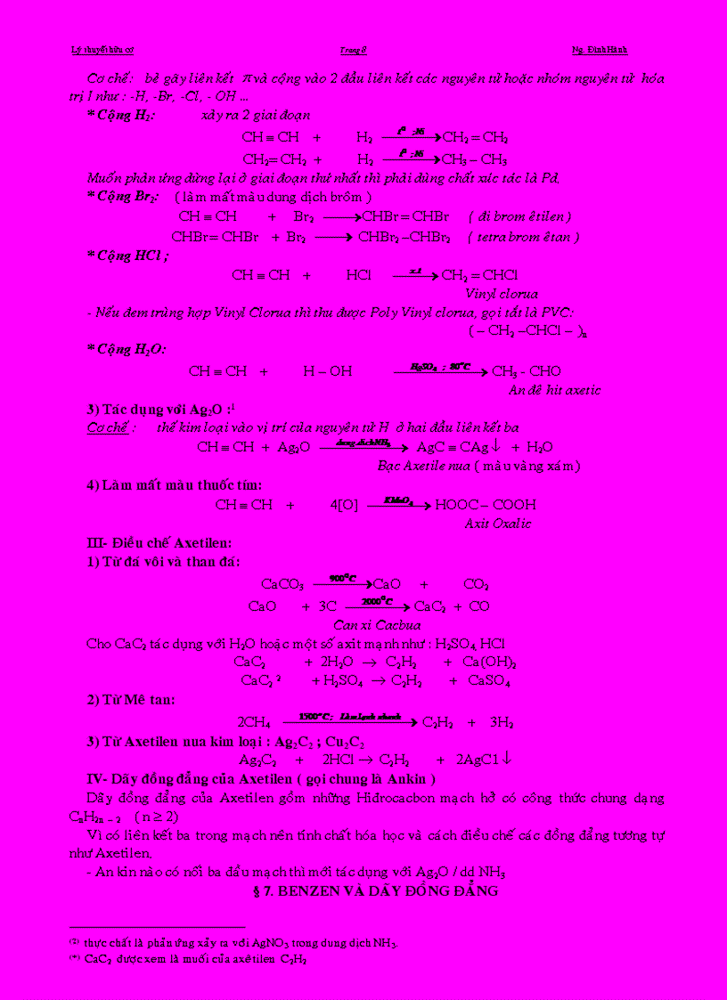 image for page Chuyên đề lý thuyết hữu cơ bồi dưỡng hsg 11 12