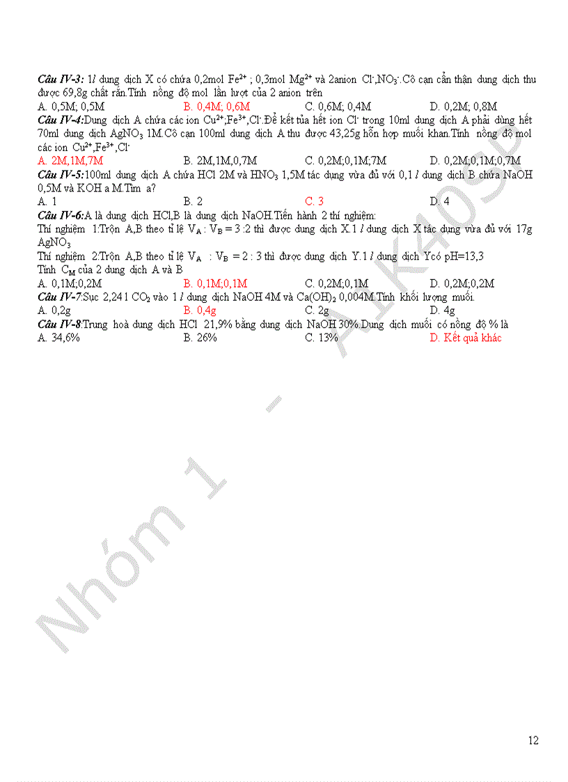 image for page Chuyên Đề Sự Điện Ly