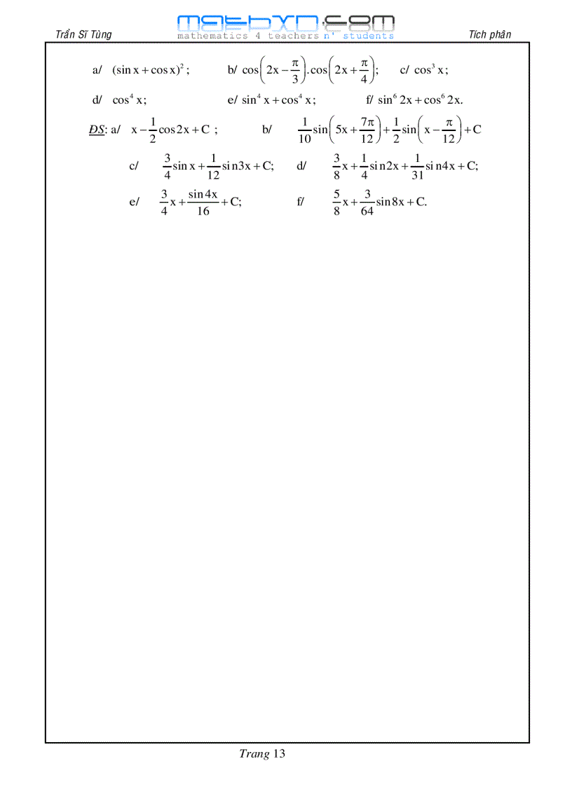 image for page Chuyên đề tích phân và ứng dụng