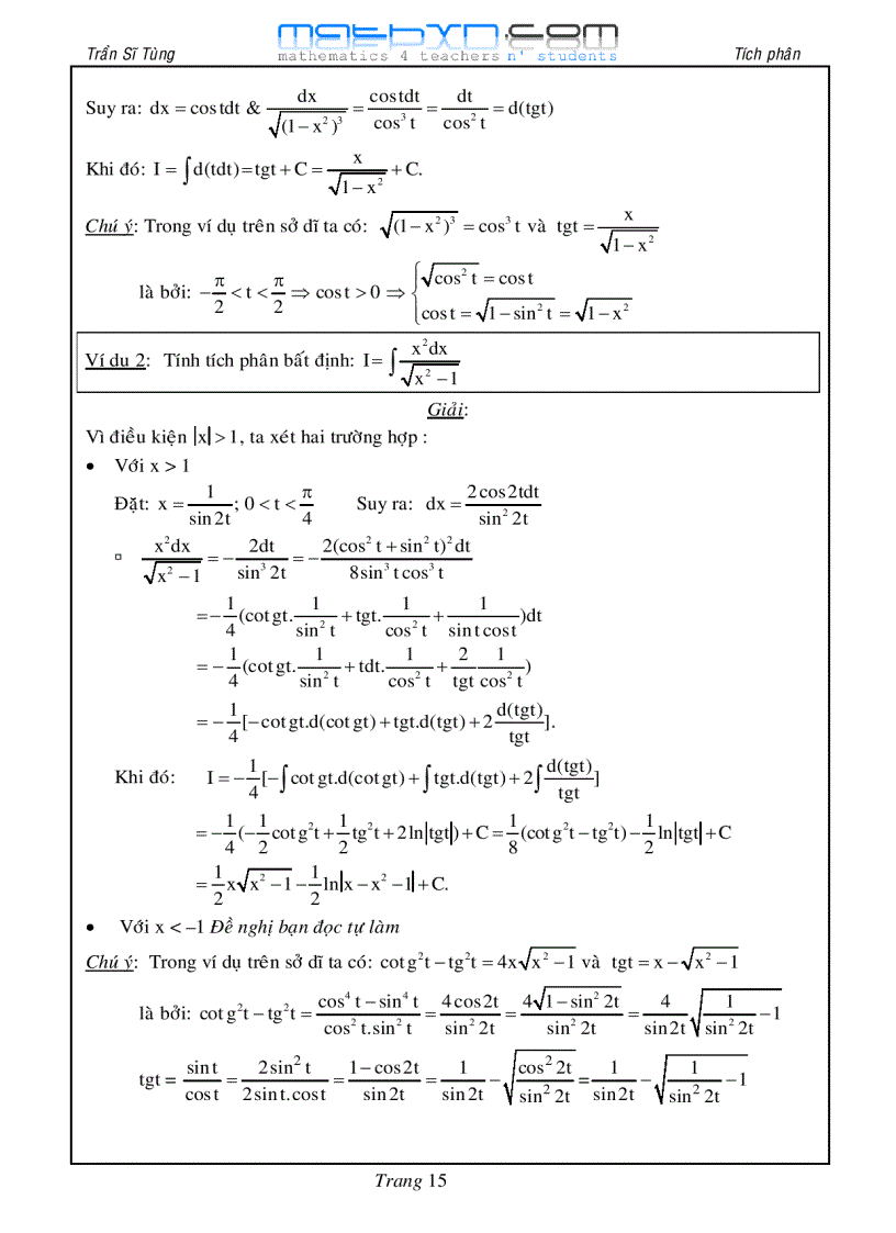 image for page Chuyên đề tích phân và ứng dụng