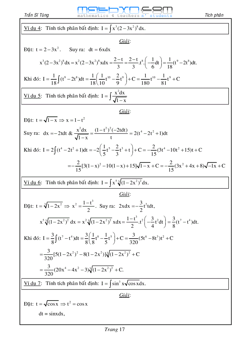 image for page Chuyên đề tích phân và ứng dụng