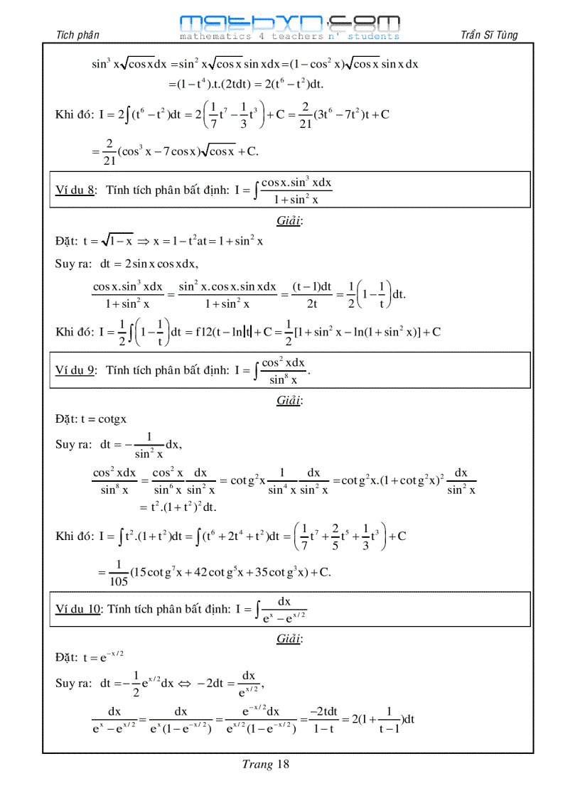 image for page Chuyên đề tích phân và ứng dụng
