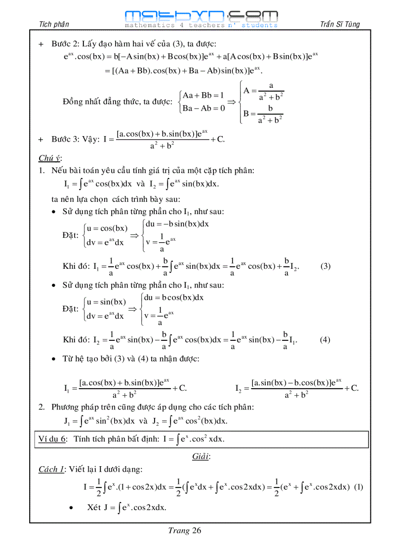 image for page Chuyên đề tích phân và ứng dụng