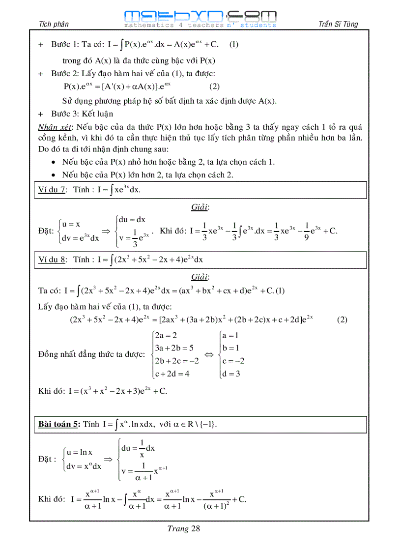 image for page Chuyên đề tích phân và ứng dụng