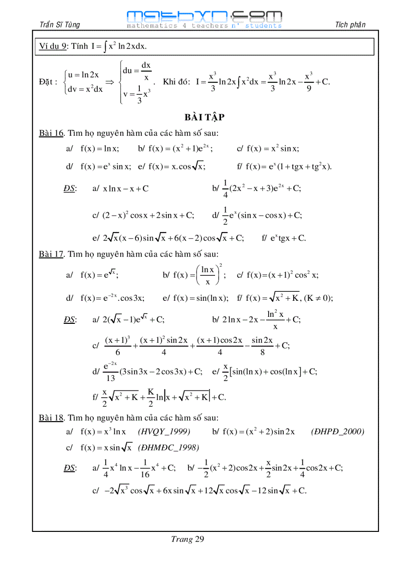 image for page Chuyên đề tích phân và ứng dụng
