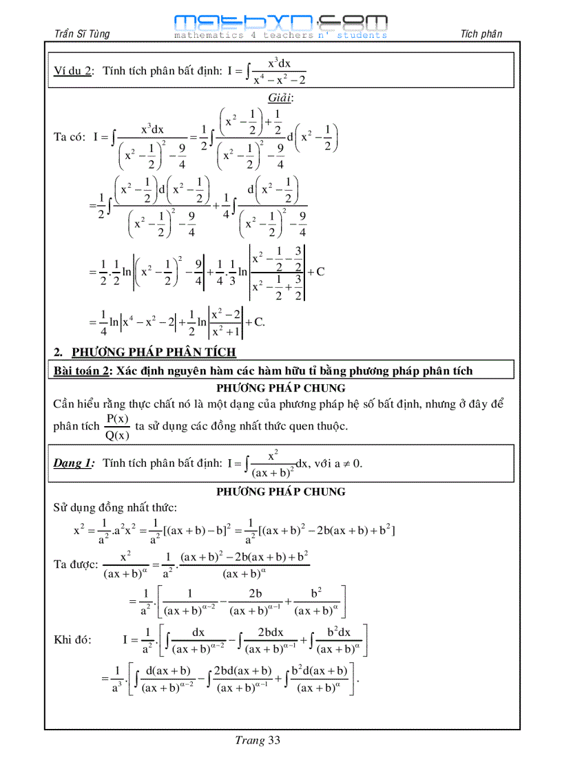image for page Chuyên đề tích phân và ứng dụng