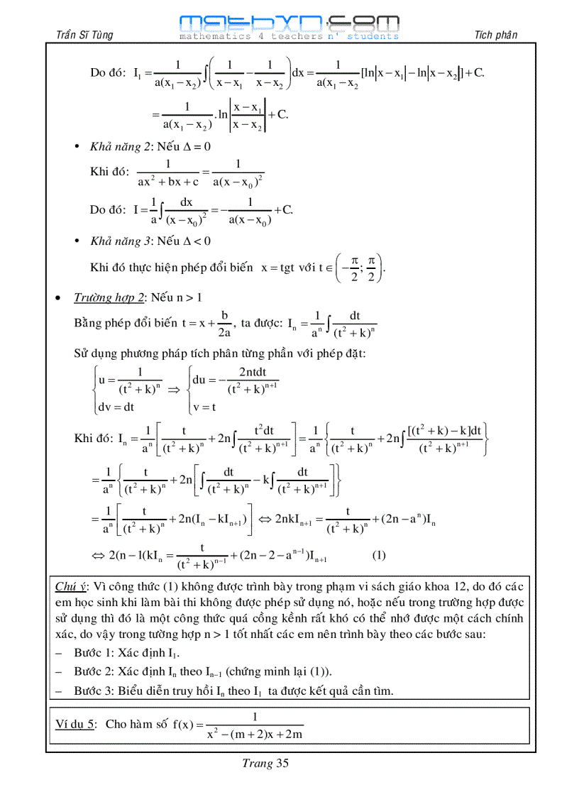 image for page Chuyên đề tích phân và ứng dụng