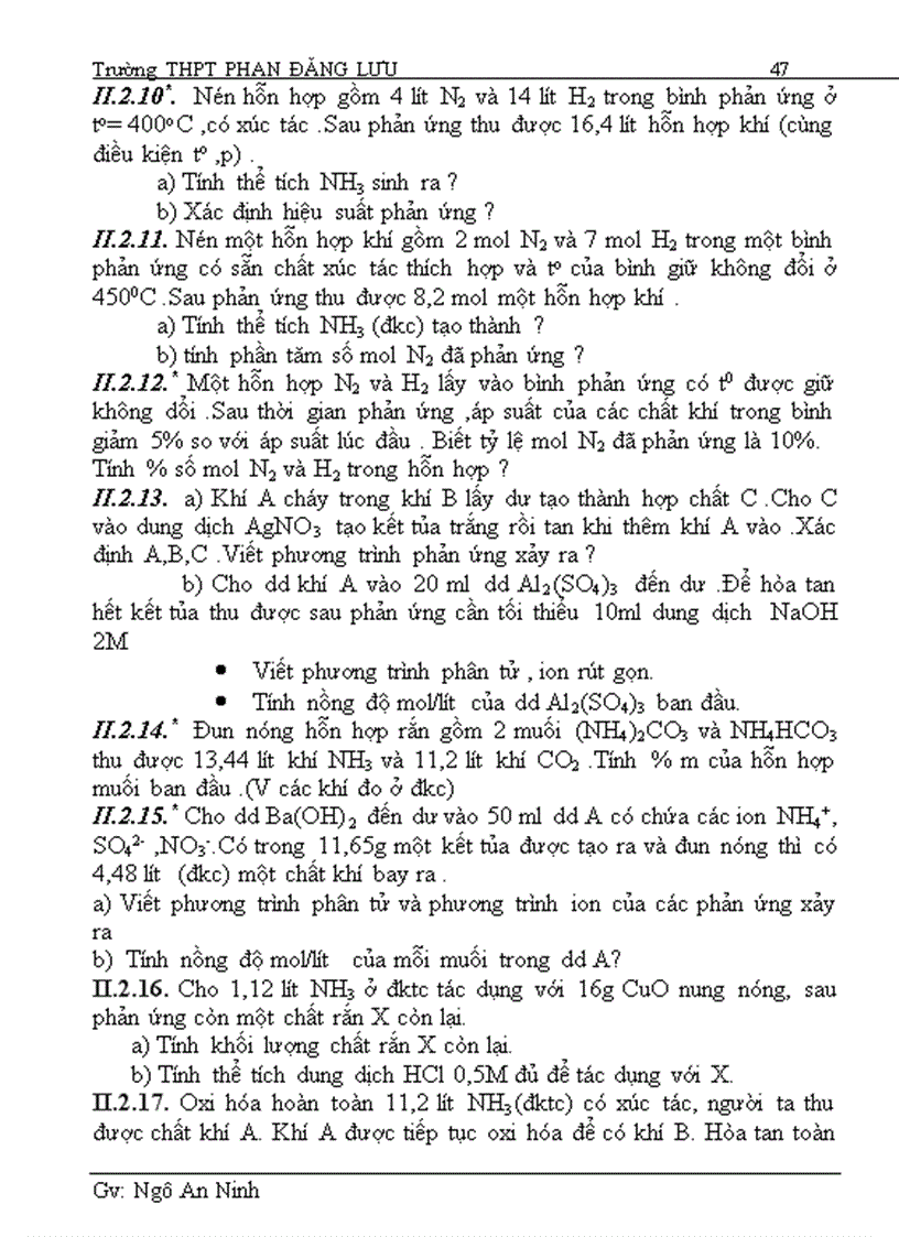 image for page Đề Cương Hóa 11 Phần Hóa Vô Cơ