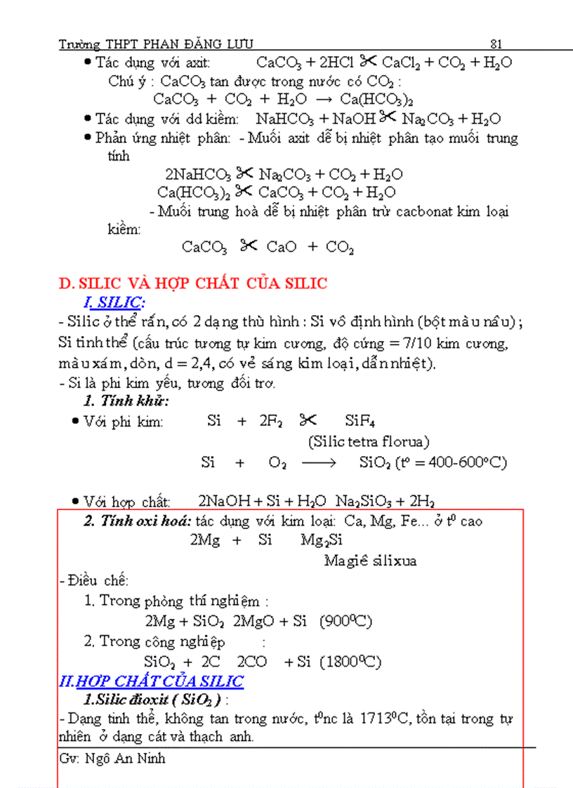 image for page Đề Cương Hóa 11 Phần Hóa Vô Cơ