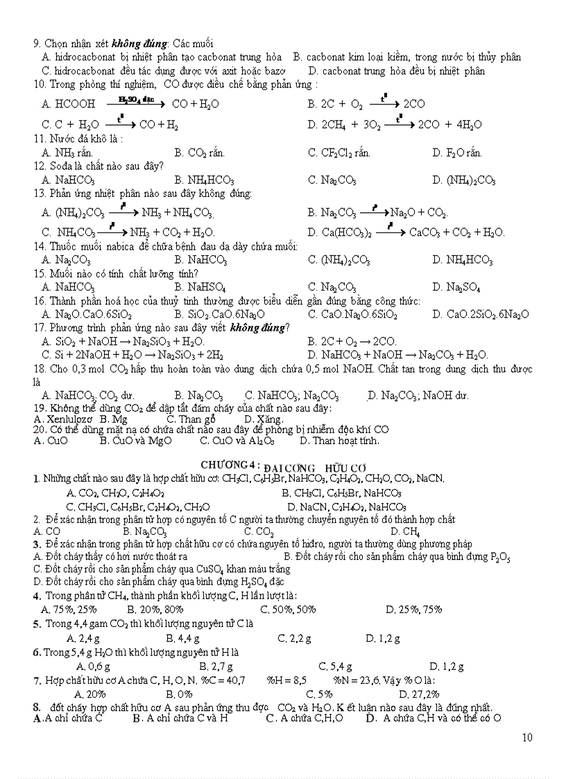 image for page Đề cương ôn HKI