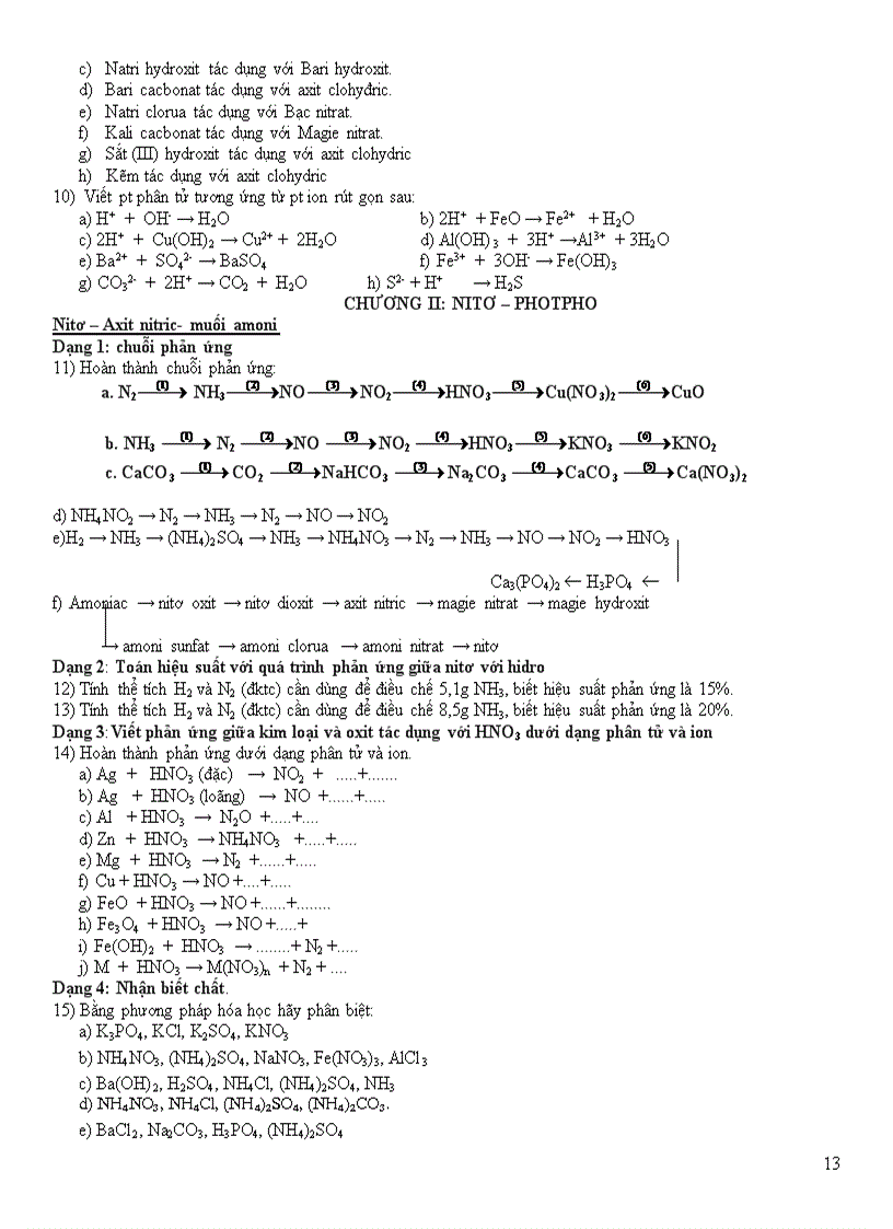 image for page Đề cương ôn HKI