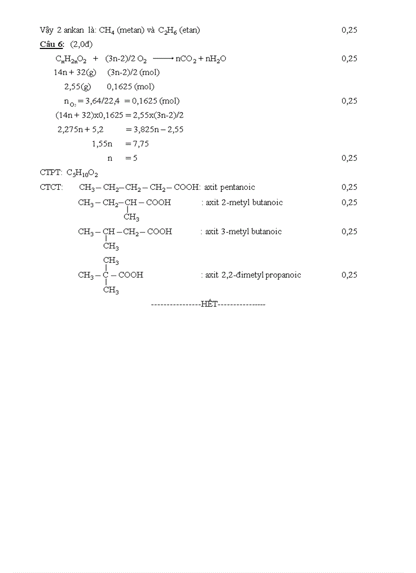 image for page Đề Hóa 11 KT HK II số 7