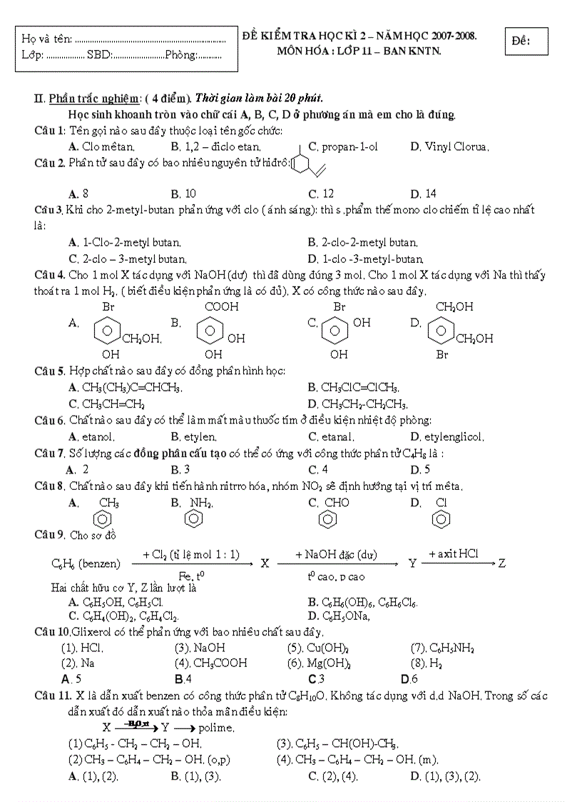 image for page De kiem tra HKII hoa 11