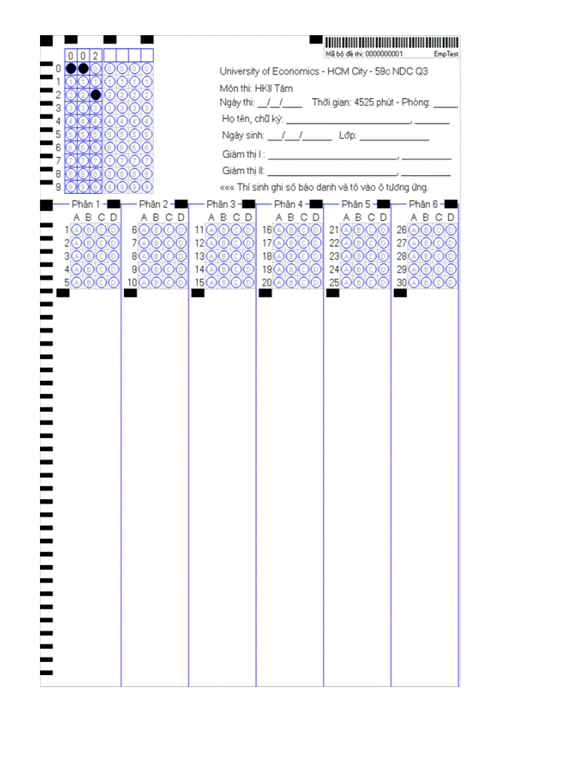 image for page Đề KT HK II 2010 Hóa 11 số 4