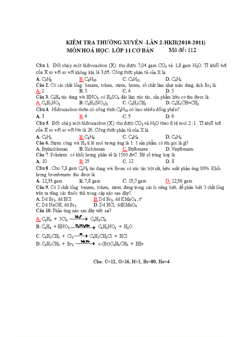 image for page Đề kttx lần 2 hkii coda 2010 2011