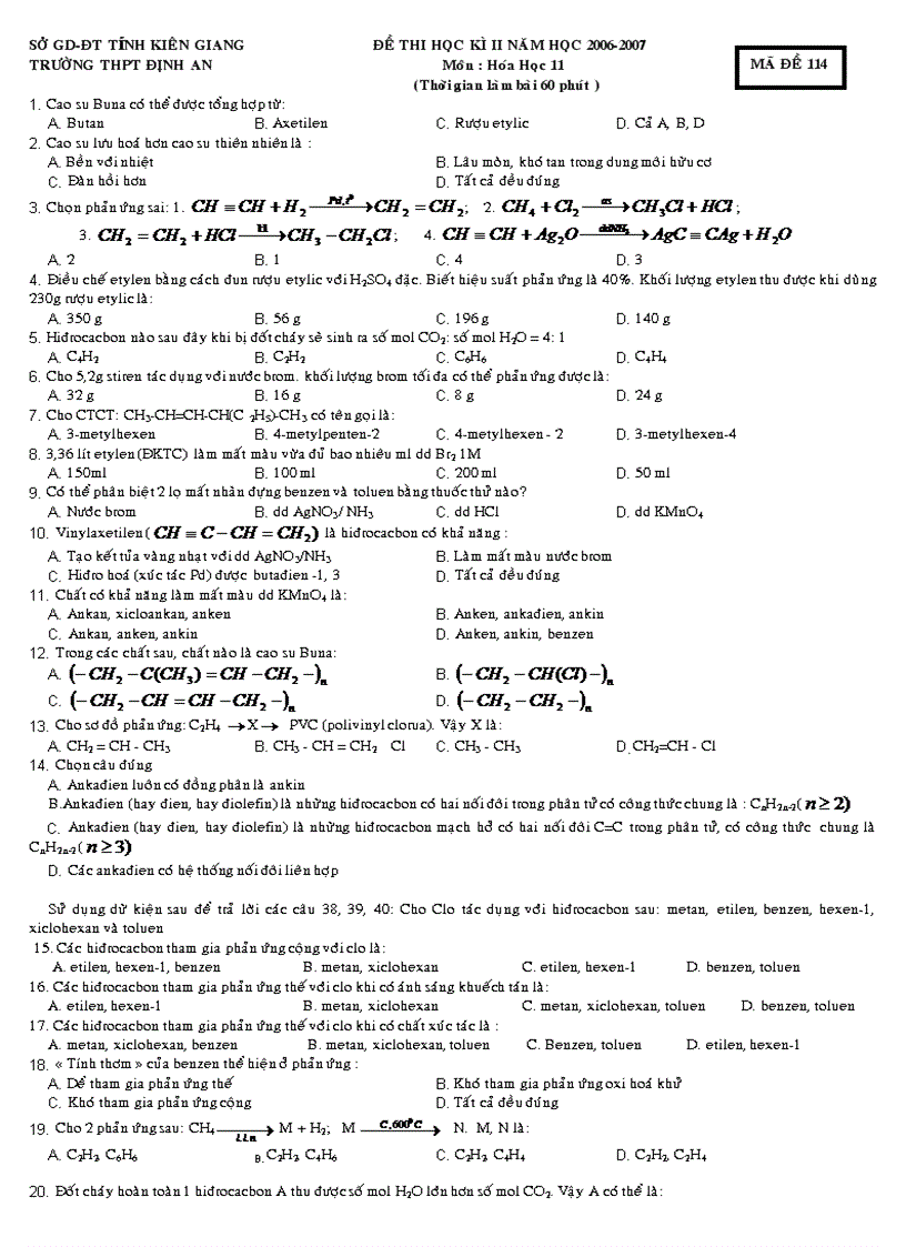 image for page De thi HK II khoi 11 trac nghiem co ban