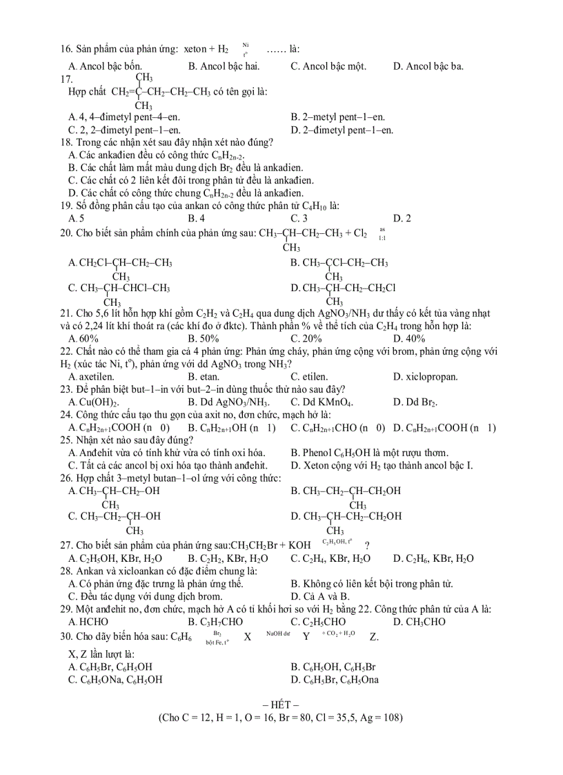 image for page De thi HKII hoa 11 4 ma de