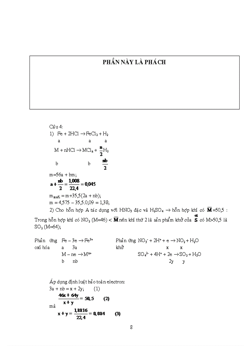 image for page Đề thi hóa 11 đáp án