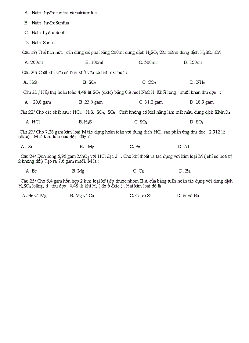 image for page Đề thi kiểm tra học kỳ I môn hóa lớp 11