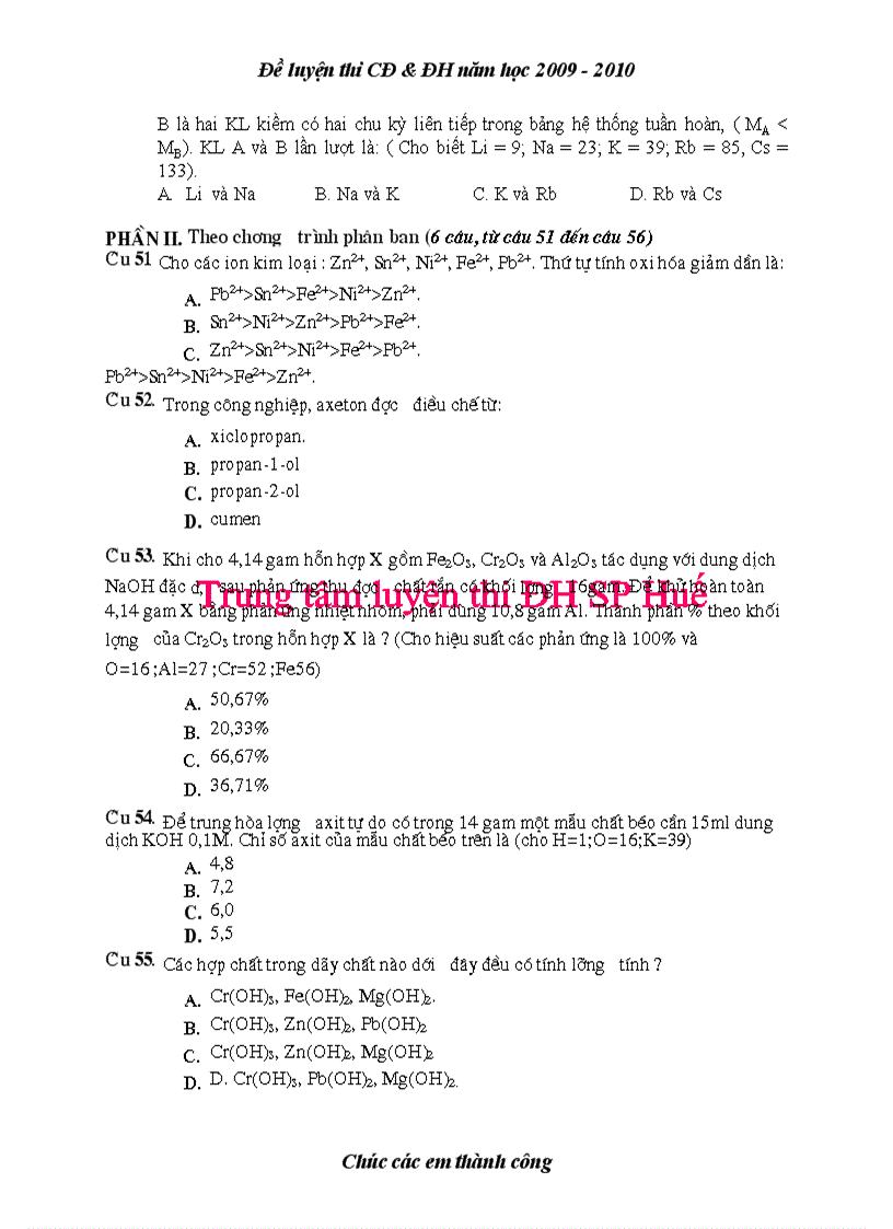 image for page De Thi Thu DH