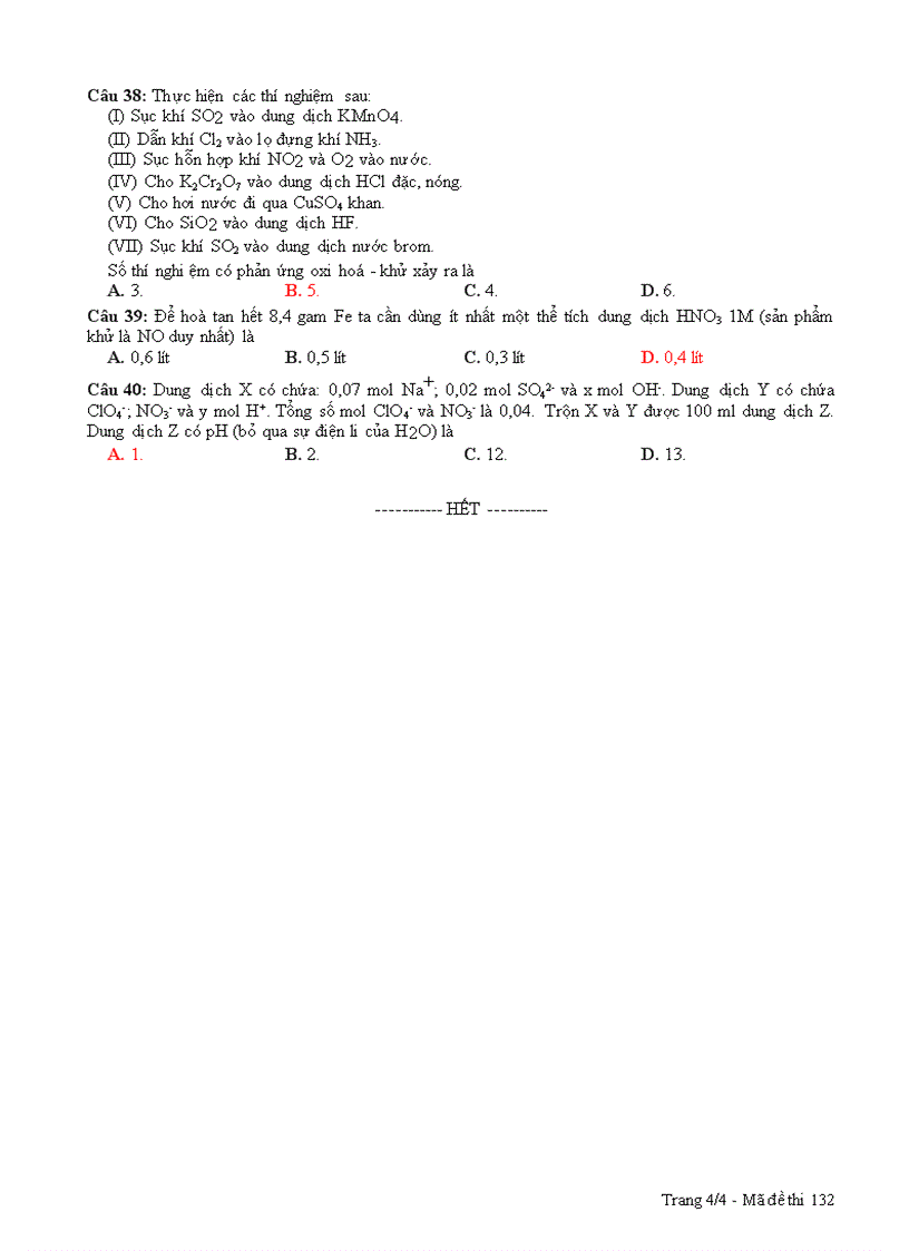 image for page DE THI KHAO SAT CHAT LUONG SO 2 Nam hoc 2010