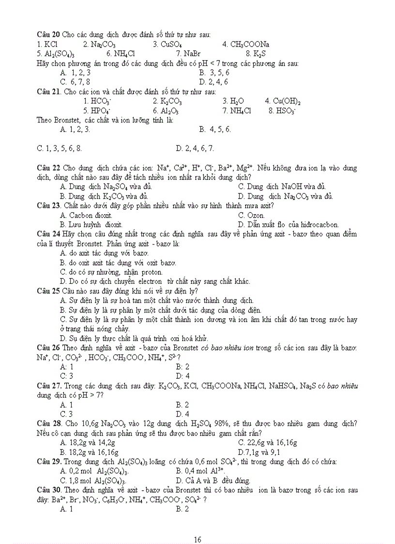 image for page Dung dịch và sự điện ly