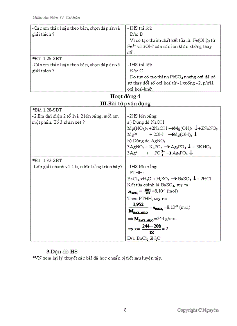 image for page GA Hóa 11 CB HK1 Tiết 5 35