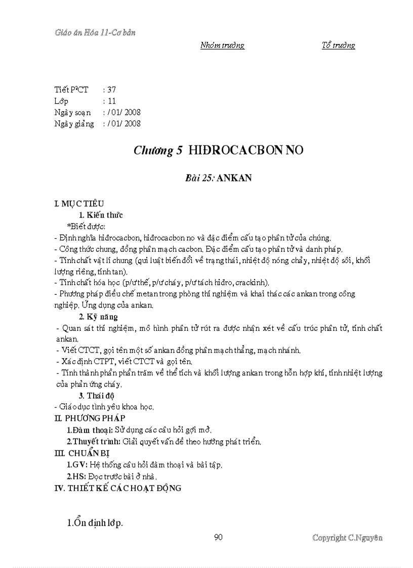 image for page GA Hóa 11 CB HK1 Tiết 5 35