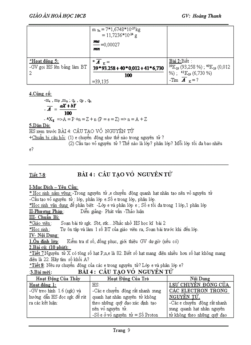 image for page Giao an 10 Cb ca nam HVT