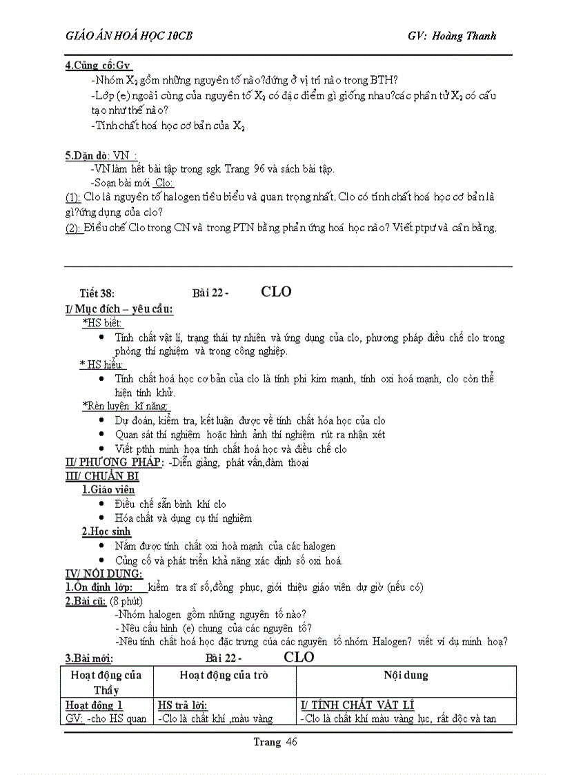 image for page Giao an 10 Cb ca nam HVT