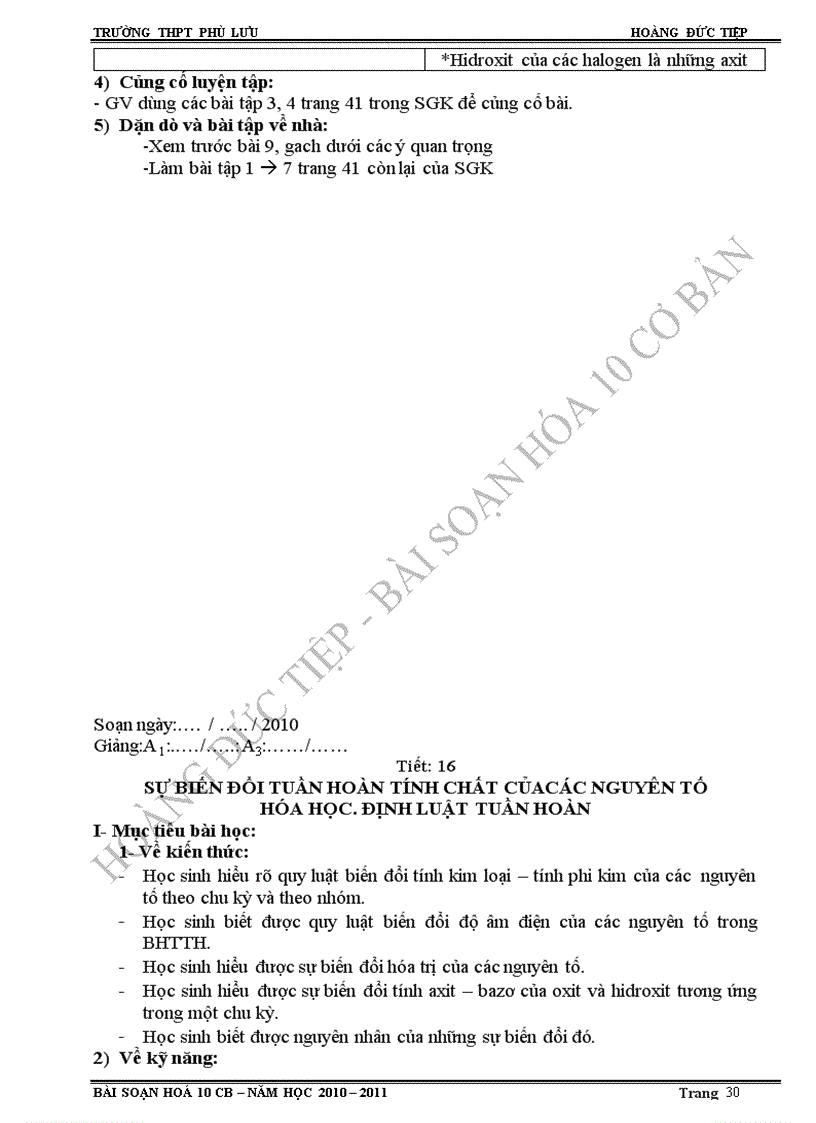 image for page Giáo án 10 dày dả đẹp