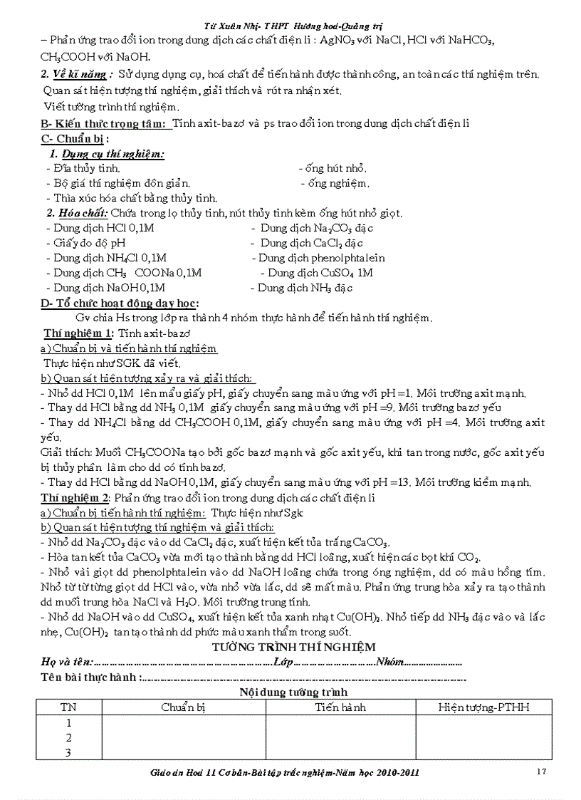 image for page Giao an 11 cb ch 1 theo chuan