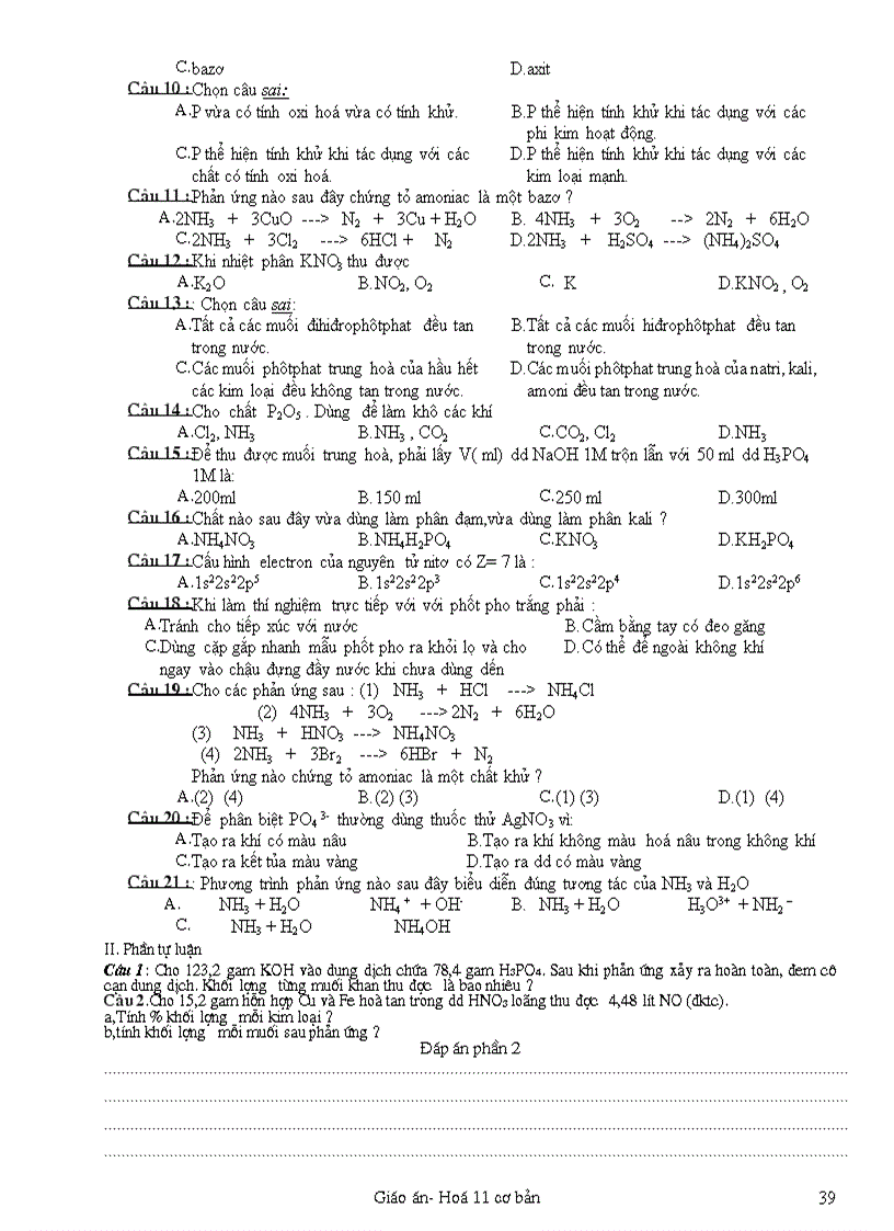 image for page Giáo án 11 CB