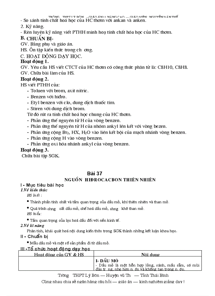 image for page Giáo án 11 chương 7