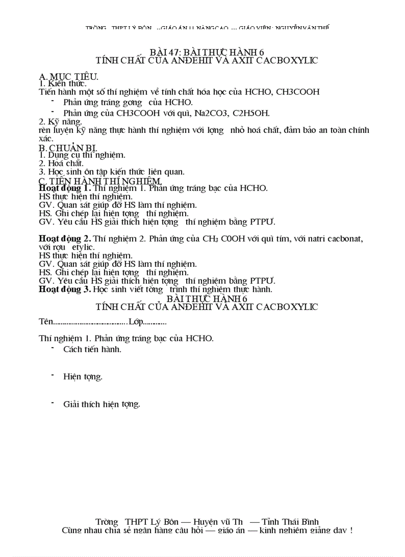 image for page Giáo án 11 chương 9