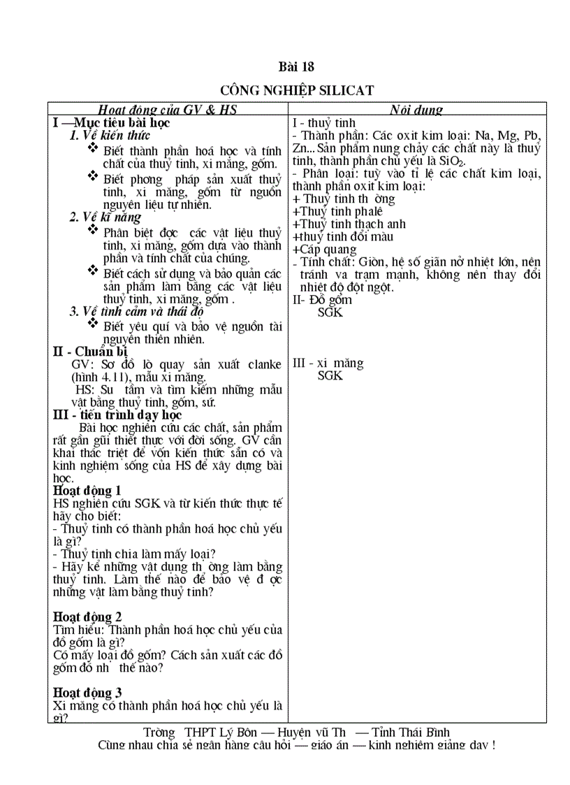 image for page Giáo án 11 cơ bản chương 3